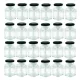 Élelmiszertartó - Fűszeres üvegedény 120ml, 24db kupak 55