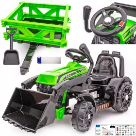   Elektromos traktor gyerekeknek - Akkumulátor traktor egy pilóta pengével