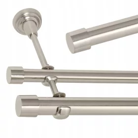   Kész függönyrúd - Dupla függönyrúd 25 mm + 19 mm 440 cm