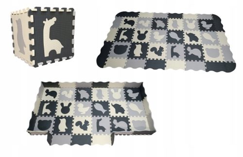 Oktatószőnyeg - Eudure habszőnyeg, dupla oldalú puzzle
