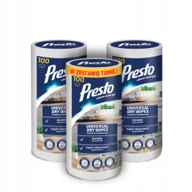   Konyharuha - 3x Presto száraz ruhák egy tekercsben 100 db -ban.