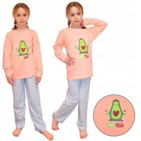   Gyermek pizsama, fürdőköpeny - Hosszú -LEVEVED PUNTED CHIND'S Pizsama 134