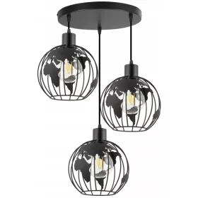 Függő lámpa mennyezeti csillár Globe Led Loft