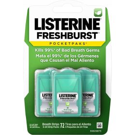  Listerine Freshburst levelek 3x24 db