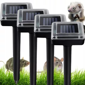   Madárijesztő, állatriasztó - A napenergia napenergia 4 db -ot dekorál