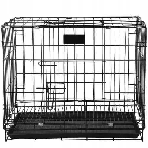 Ketrec, kennel kutyáknak - Kis fém ketrec lejátszás kutya kutyákhoz 60x50x42cm
