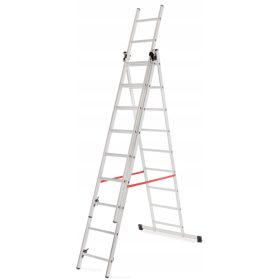 Drabina Ladderman 5,3 m alumínium 3 x 9 150 kg-ig