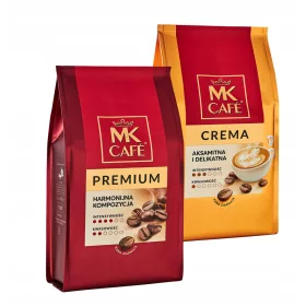 MK Cafe Premium és Crema 2x1 kg kávé kávé