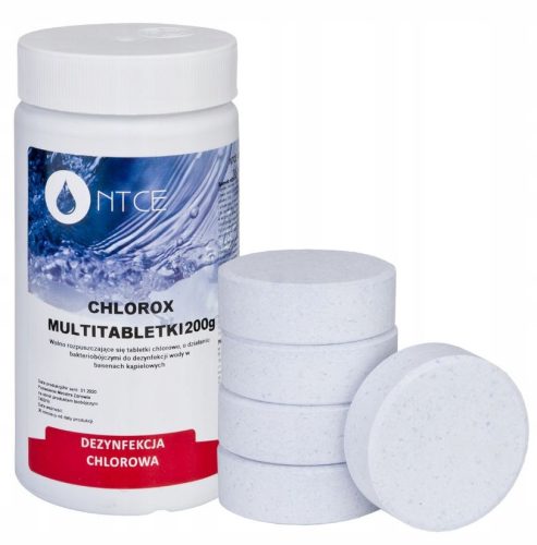 Medence kémia - 10 az 1-ben 200 g KLÓR TABLETTA MULTI POOL POOL 1 kg