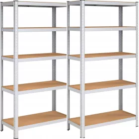    Expondo fém raktári polc 180 x 90 x 30 cm max 175 kg polconként