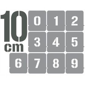   Stencil festéshez - Gyerekek fogasok öko zöld 15 db. 3 hajtás