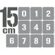 Stencil festéshez - Festési sablonok 15 cm /újrafelhasználható /