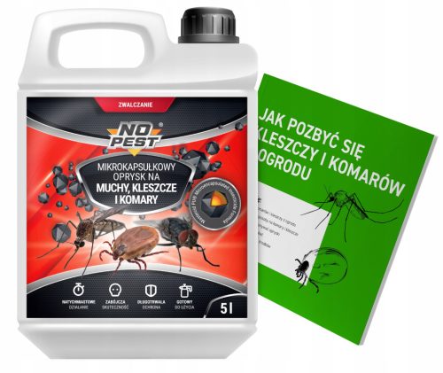  Permetező, aeroszol kullancsok, szúnyogok, legyek ellen No-Pest 5000 ml