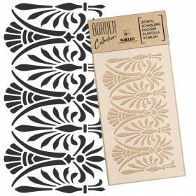   Stencil festéshez - Festési sablon / 21x45cm / görög dísz