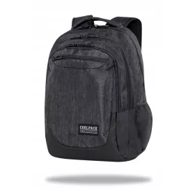   Hátizsák az iskolába - Háromkamra hátizsák coolpack soul 27l, hó fekete
