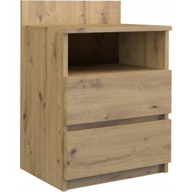    TopEshop Malwa komód 40 x 32 x 59 cm matt kézműves tölgy