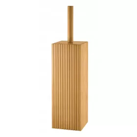 WC kefe - BAMBUSZ WC-KEFE TARTÁLYSAL 10X10X37CM