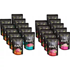   Konzerv macskáknak - MEGJEGYZÉS VALLEY RAFI CAT MAT Keverék 20x100g tasak íze