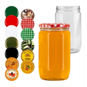   Flakono - Állítsa be a 12x Glass 720ml üvegedényt az uborka konzervekhez