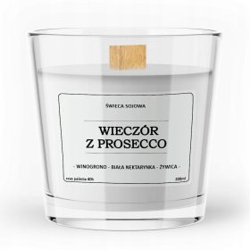   Gyertya - Szója illatú gyertya ESTE PROSECCO Vitafarmmal 1 db.