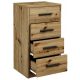 Játékszekrény Bodo 4s Oak kézműves 40 cm -es könyvespolc