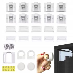   Gyermekbiztonsági biztosítás - Mágneses reteszelő bútorszekrény zár fiók