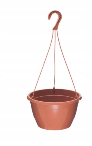  MZ FORMA virágcserép 25 cm x 25 x 15,5 cm átmérő 25 cm műanyag grafit