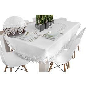 Asztalterítő - Foltálló terítő 150 cm x 220 cm ovális