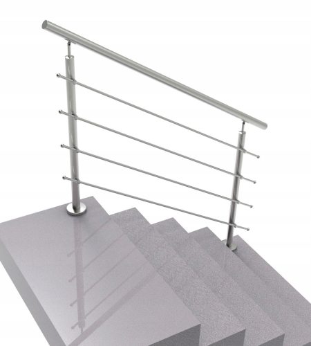 Kapaszkodó a lépcsőhöz - Rozsdamentes rozsdamentes lépcső 4x12 100 cm