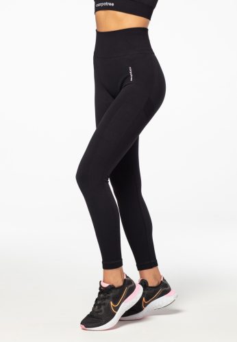  FEKETE SEAMESS FITNESS CARPATREE leggings - M