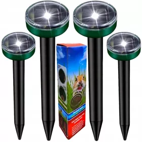   Madárijesztő, állatriasztó - 4x ERŐS SOLAR VAGYONRISZTŐ MOLET POCSOK