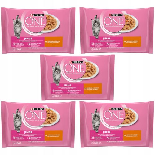 Konzerv macskáknak - PURINA ONE Junior Nedves táp cicáknak 20x 85g