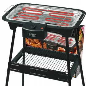    Adler AD66 fekete 2400 W összecsukható elektromos kontaktrács