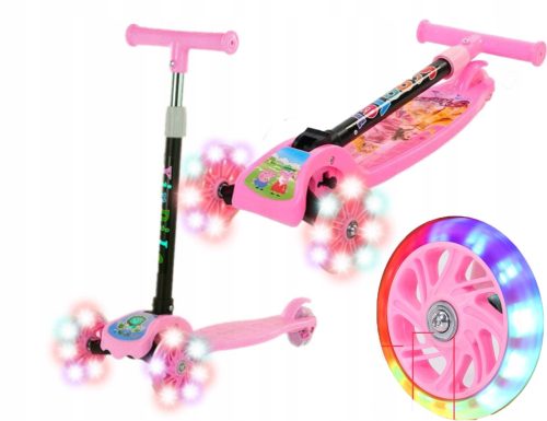 Gyermek robogó - Nagyméretű összecsukható robogó 95-105 cm Bauerkraft