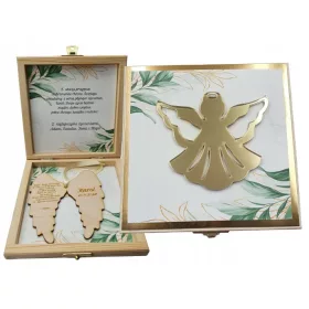 Keresztelő gyertya - Baptism Robe + Classic Robe Box