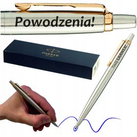    Parker 1953182 kék visszahúzható golyóstoll + PARKER Jotter golyóstoll ajándék tanárnak