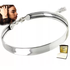  Elegáns női 925-ös EZÜST KARKÖTŐ + VÉSZ