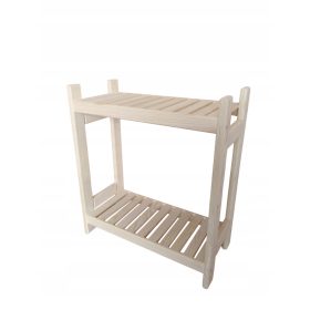 Moduláris fenyő könyvespolc 2 polcok 60x80x43 cm