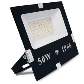   Kerti halogén - SLIM 50W halogén LED-es reflektor MOZGÁSÉRZÉKELŐS