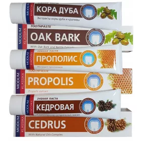  Fogkrém gyerekeknek - Tészta fluor tölgyfa kéreg, propolis, cédrus 3x150ml