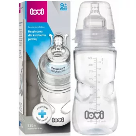 Bébiüveg - Lovi anti -koloni palack orvosi + 330 ml + cumi