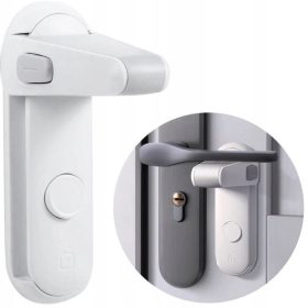   Gyermekbiztonsági biztosítás - Az ajtófogantyú zárja az ajtó bezárását kulcs nélkül