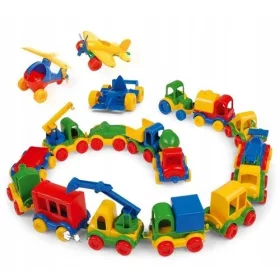  Wader Kid Cars készlet 36 elemből áll