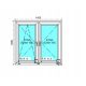 Ablak - Olcsó PVC ablak RU+R White 150x120