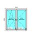 Ablak - Olcsó PVC ablak RU+R White 180x180