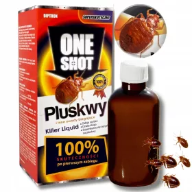    Folyadék csótányok, lepkék, hangyák, poloskák ellen One Shot 0,25 kg 100 ml