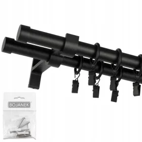   Kész függönyrúd - Dupla függönyrúd 19 mm + 19 mm 320 cm