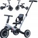  MOOVKEE Mike Tricycle kerékpár fekete, szürke