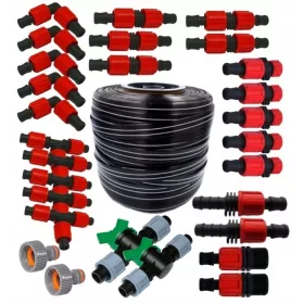  DRIPPER TAPE tömlővezeték 100m + tartozék készlet