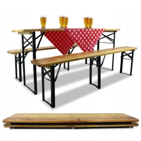   Kerti pad - Sörkészlet kerti készlet asztal összecsukható padok